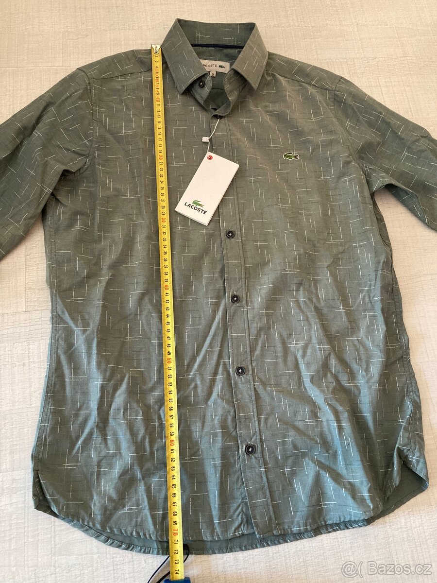 Pánská košile LACOSTE - NOVÁ s visačkou - 4