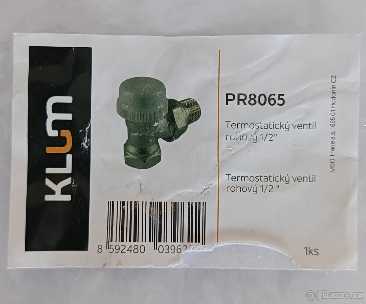Termostatický ventil rohový KLUM PR8065 - 4