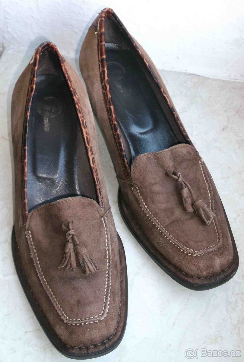 Bata. ELEGANTNÍ značkový kvalitni botky VEL.38 - 4