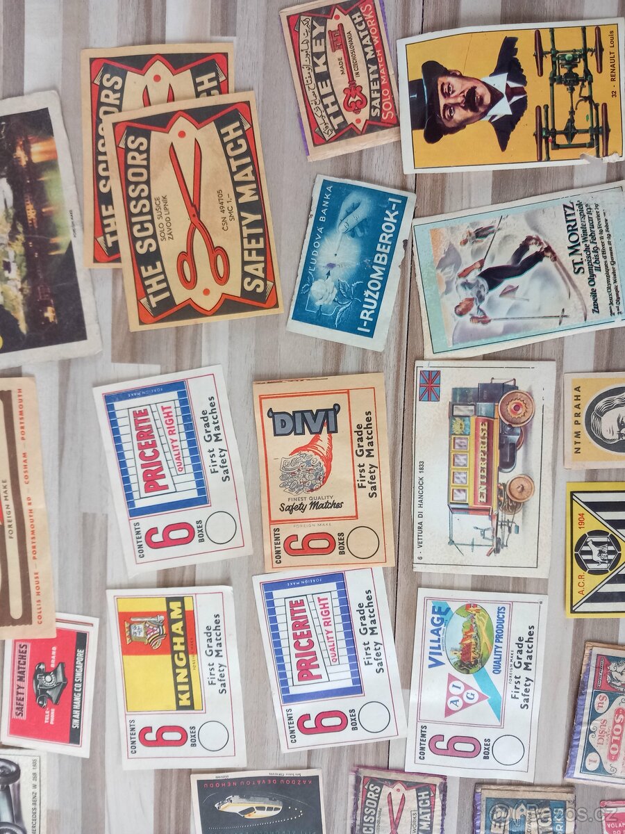 Nálepky od sirek - 4