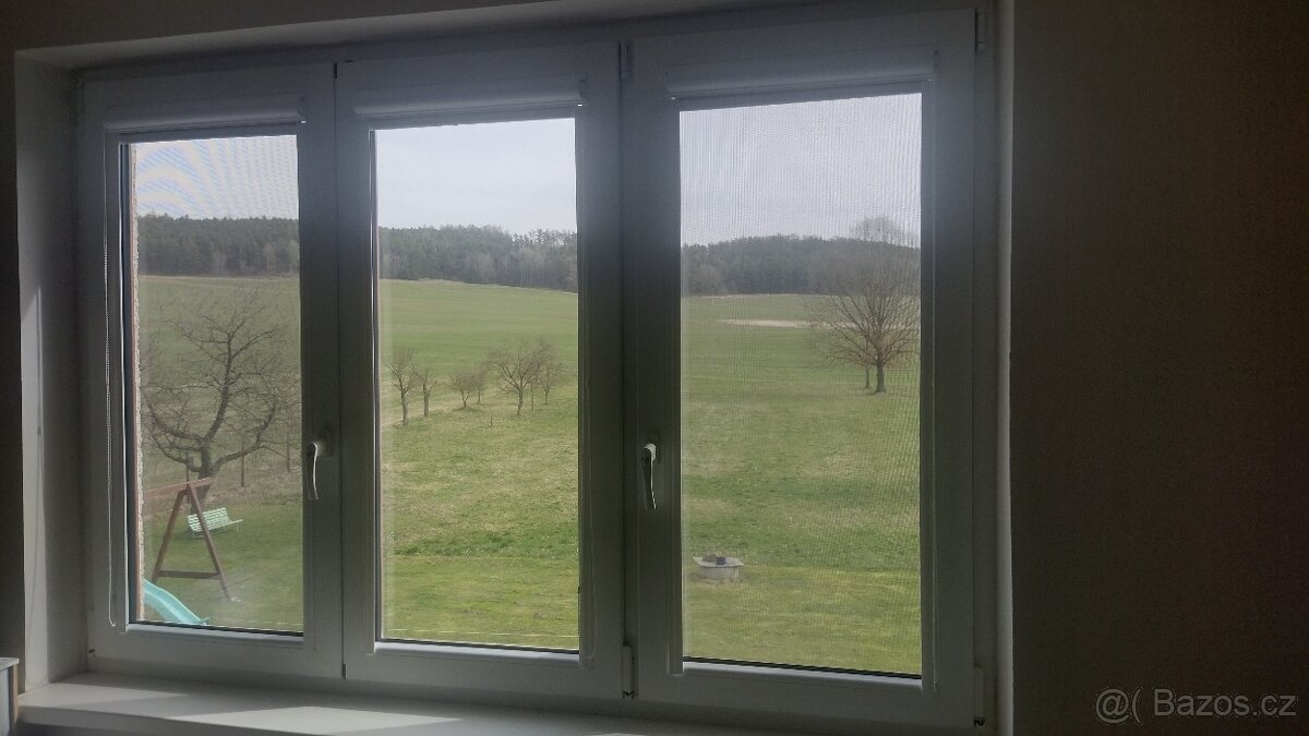 3 dílné plastové okno - 4