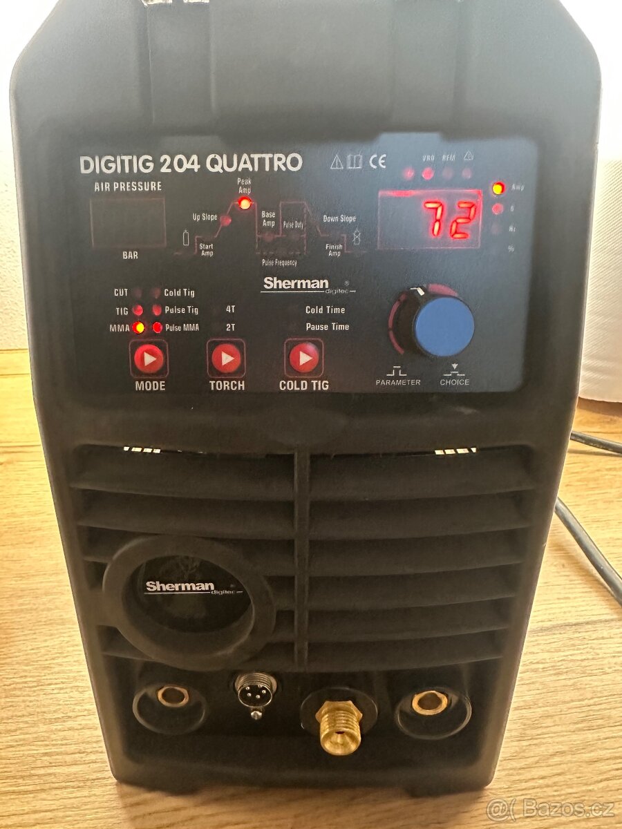 Svářečka DIGITIG 204 QUATTRO s plazmovou řezačkou - 4
