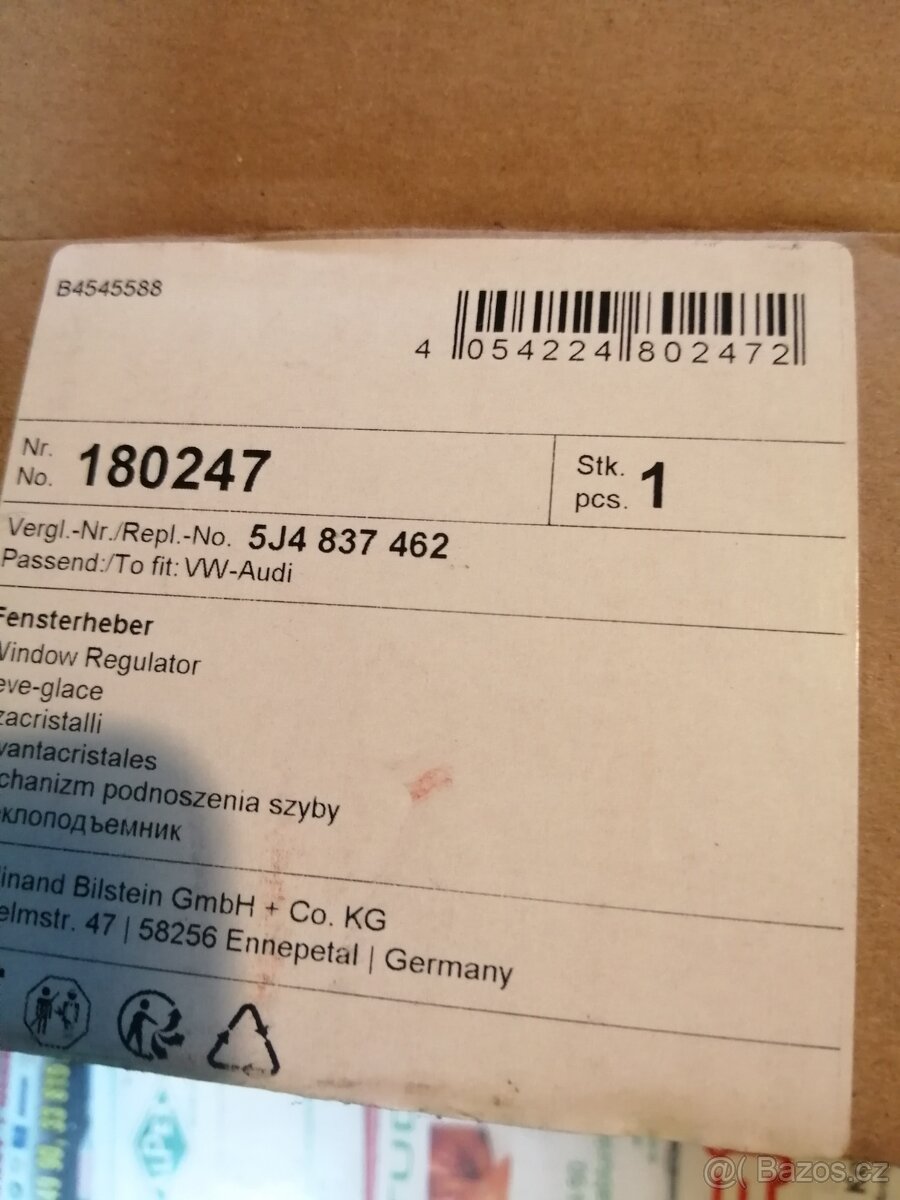 Škoda Fabia II Přední práva stahovačka okna - 4