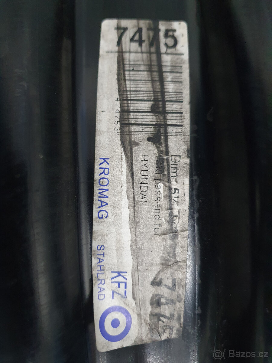 Plechové disky 15"- Hyundai, KIA - 4