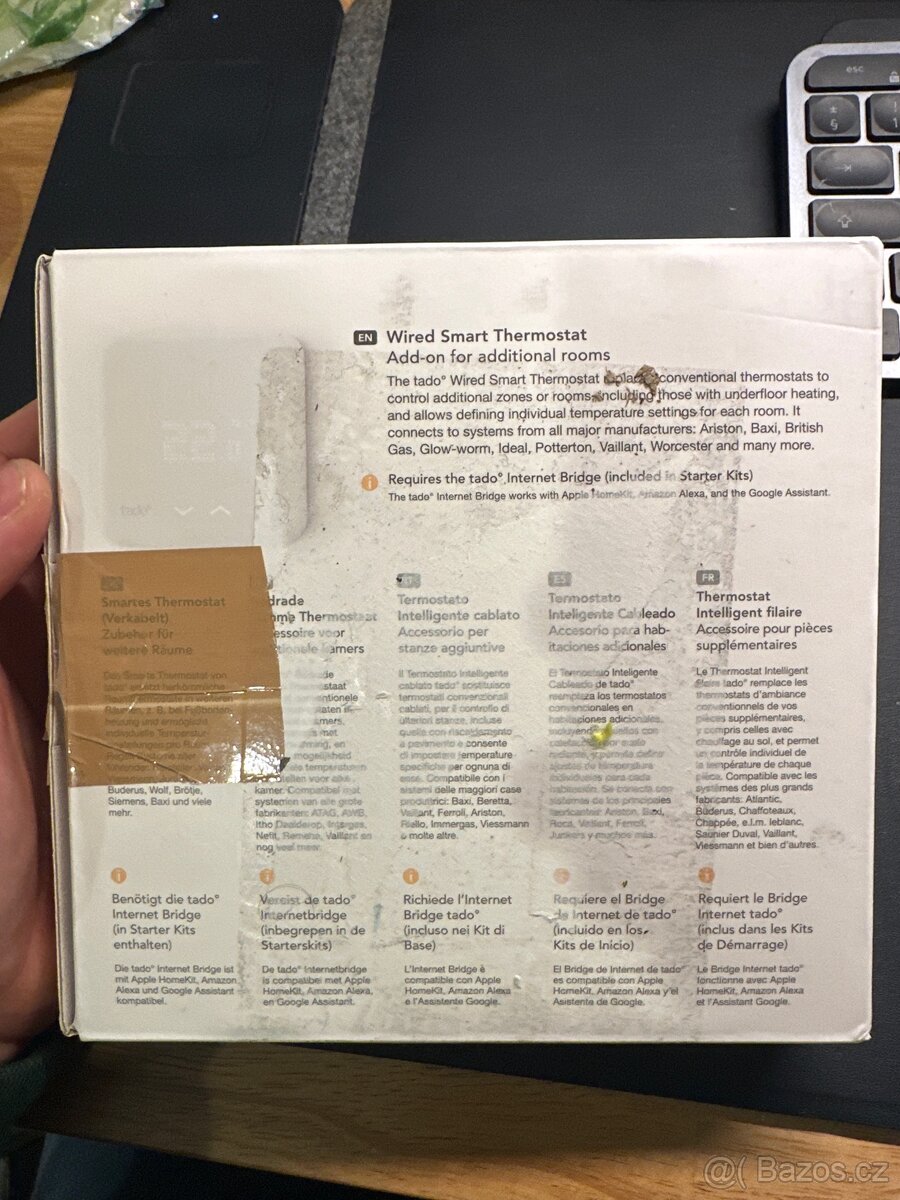 SMART přídavný (drátový) termostat Tado° - 4