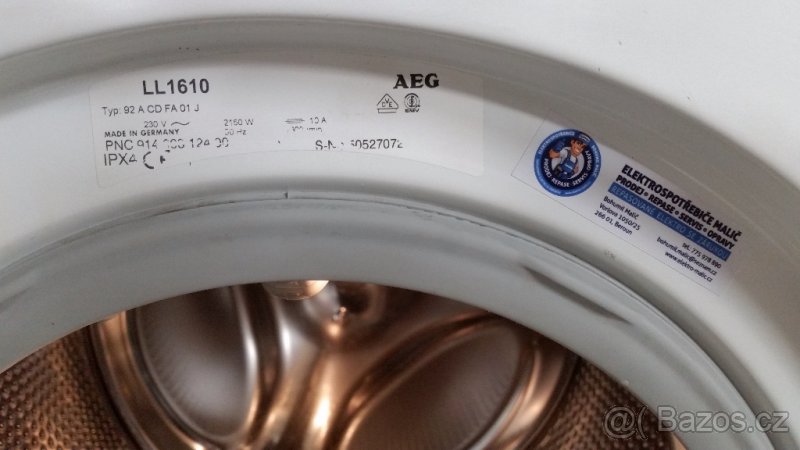 Pračka AEG LL1610, REPASOVANÁ SE ZÁRUKOU - 4