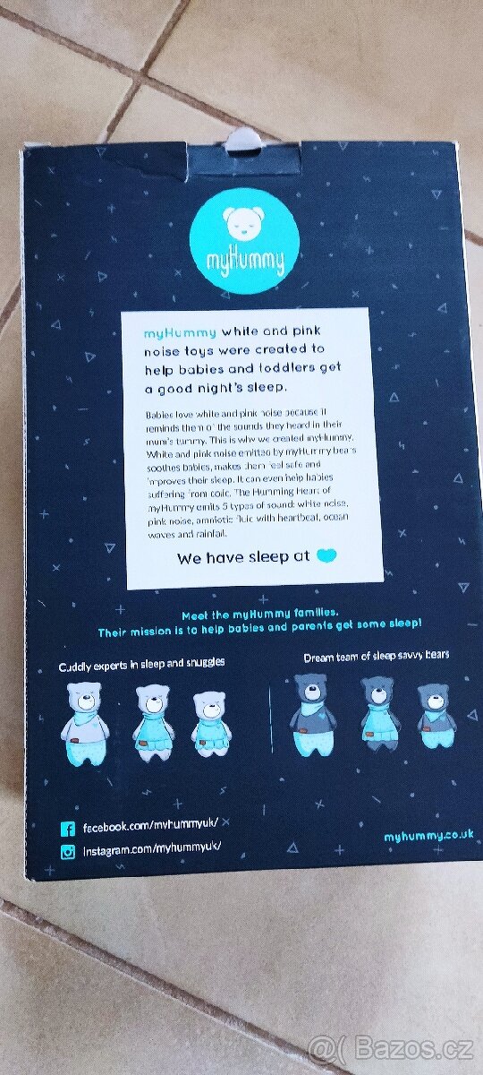 MY HUMMY Šumící medvídek Matt synek Basic - 4