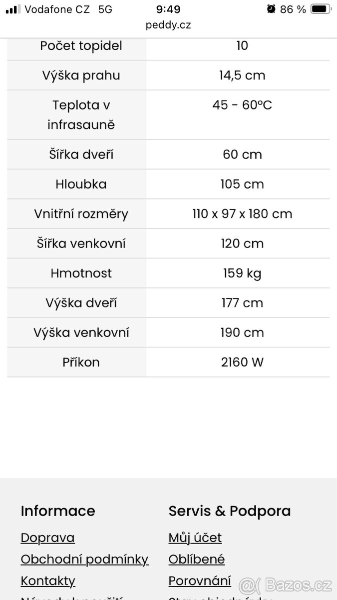 Infrasauna Marimex Trendy 2001L - 4