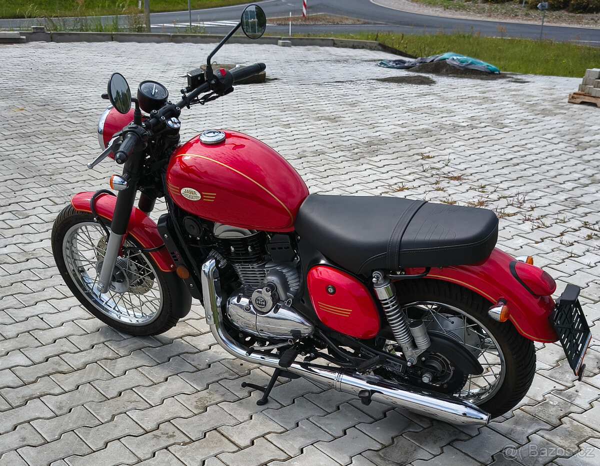 Jawa 300 CL Forty Two - AKCE, unikátní červená - 4