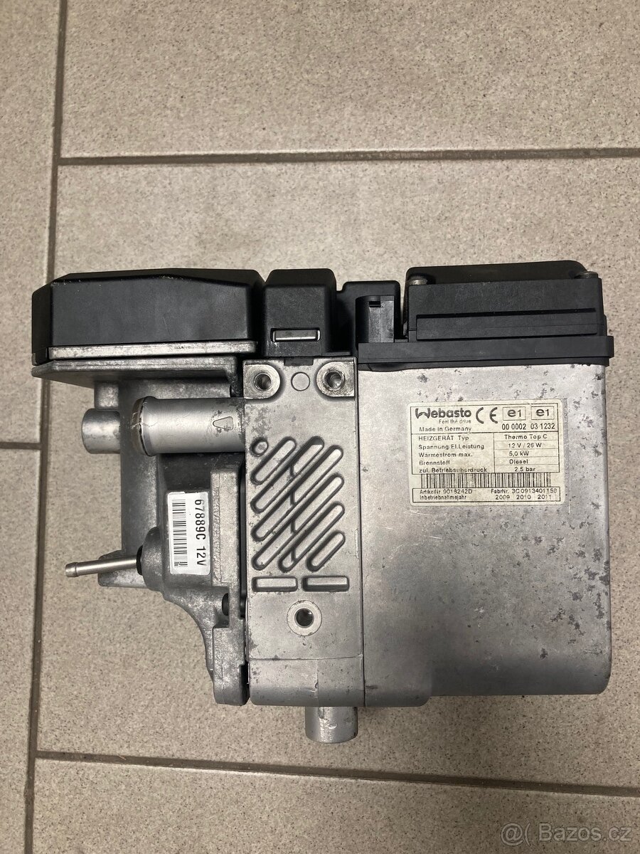 Teplovodní topení,Příhřev 7E0815071A,7E0815071C,7E0815071B. - 4