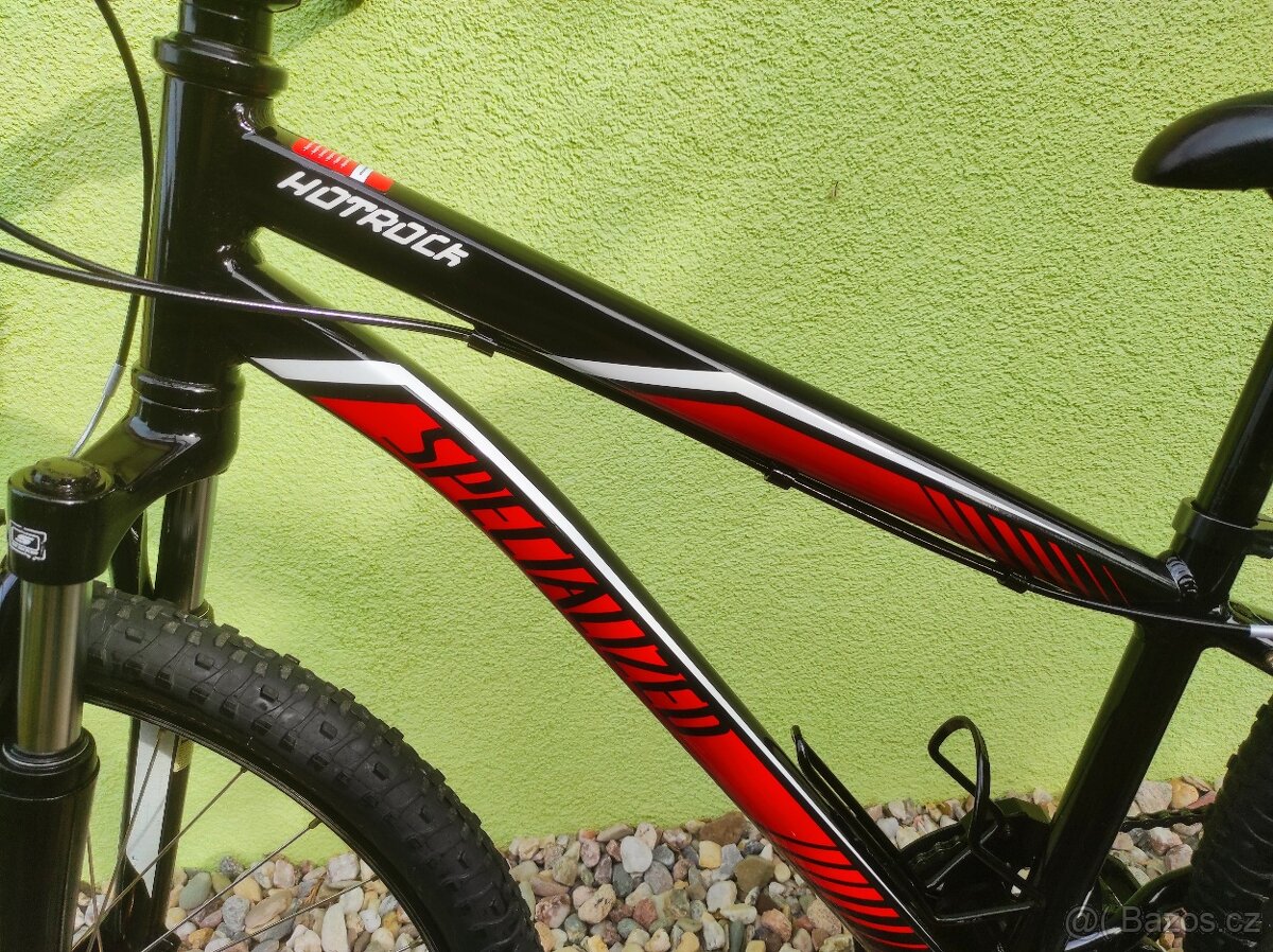 Značkové dětské kolo SPECIALIZED 24" (černá/červená) - 4