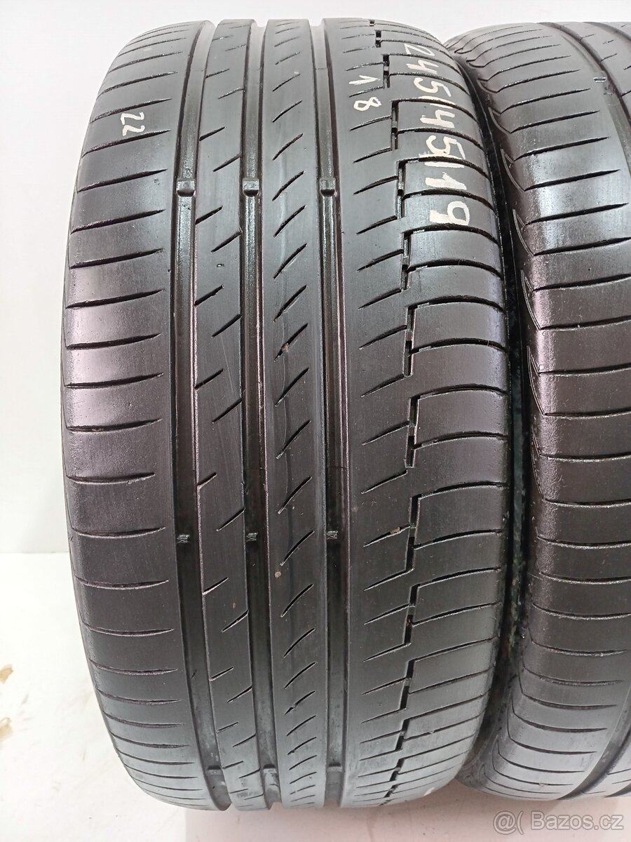 2ks letní pneu 245/45/19 Continental - 4