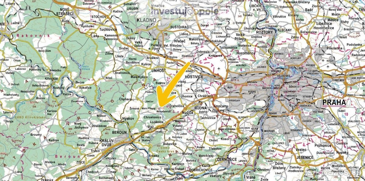 Prodej specifického pozemku 1 314 m², Nenačovice - 4