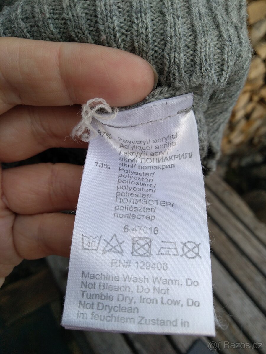 Dámský pletený svetr s rolákovým límcem - 4