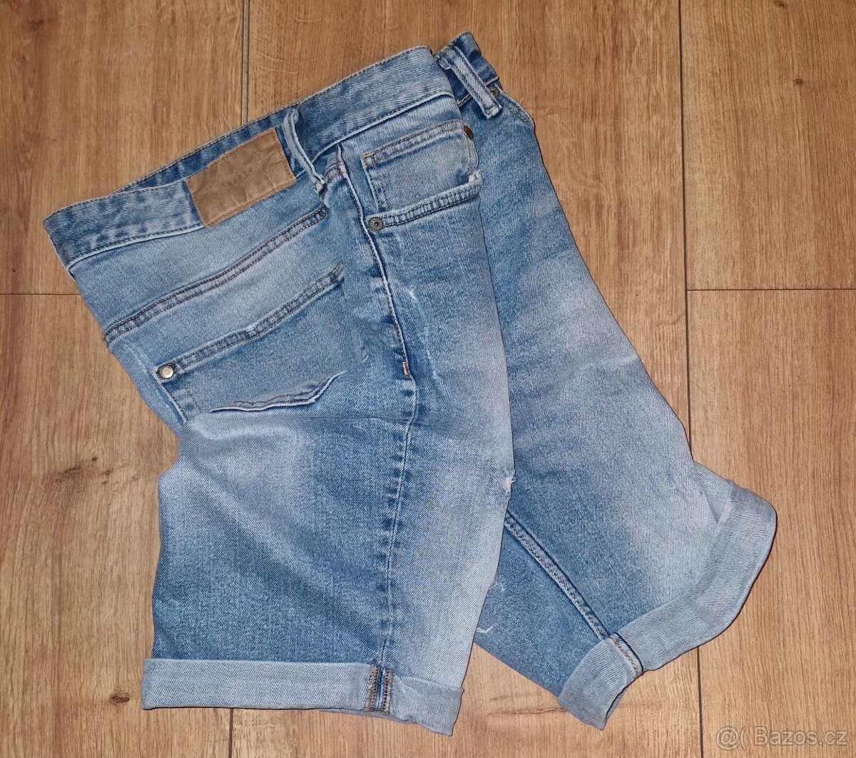 4 ks pánské džíny a džínové kraťasy vel.L - 4