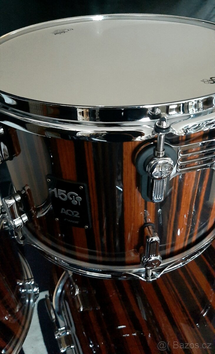Prodám nové bicí Sonor AQ2- Ebony 150, limitovaná edice - 4