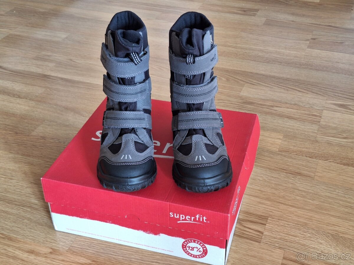 Dětské zimní boty / sněhule s membránou Goretex - 4