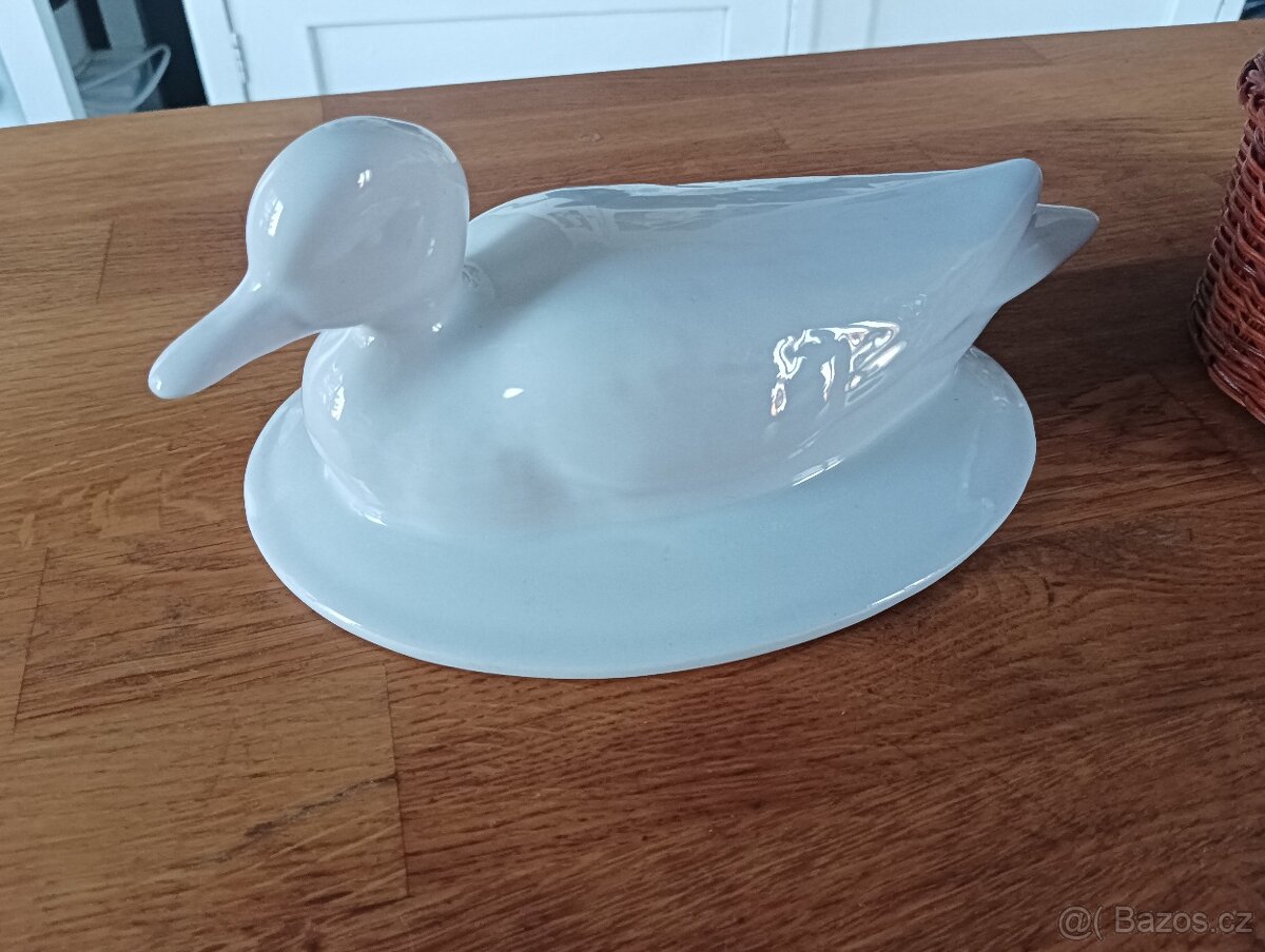 PORCELÁNOVÁ ZAPÉKACÍ TERINA KAČENKA FRANCIE - 4