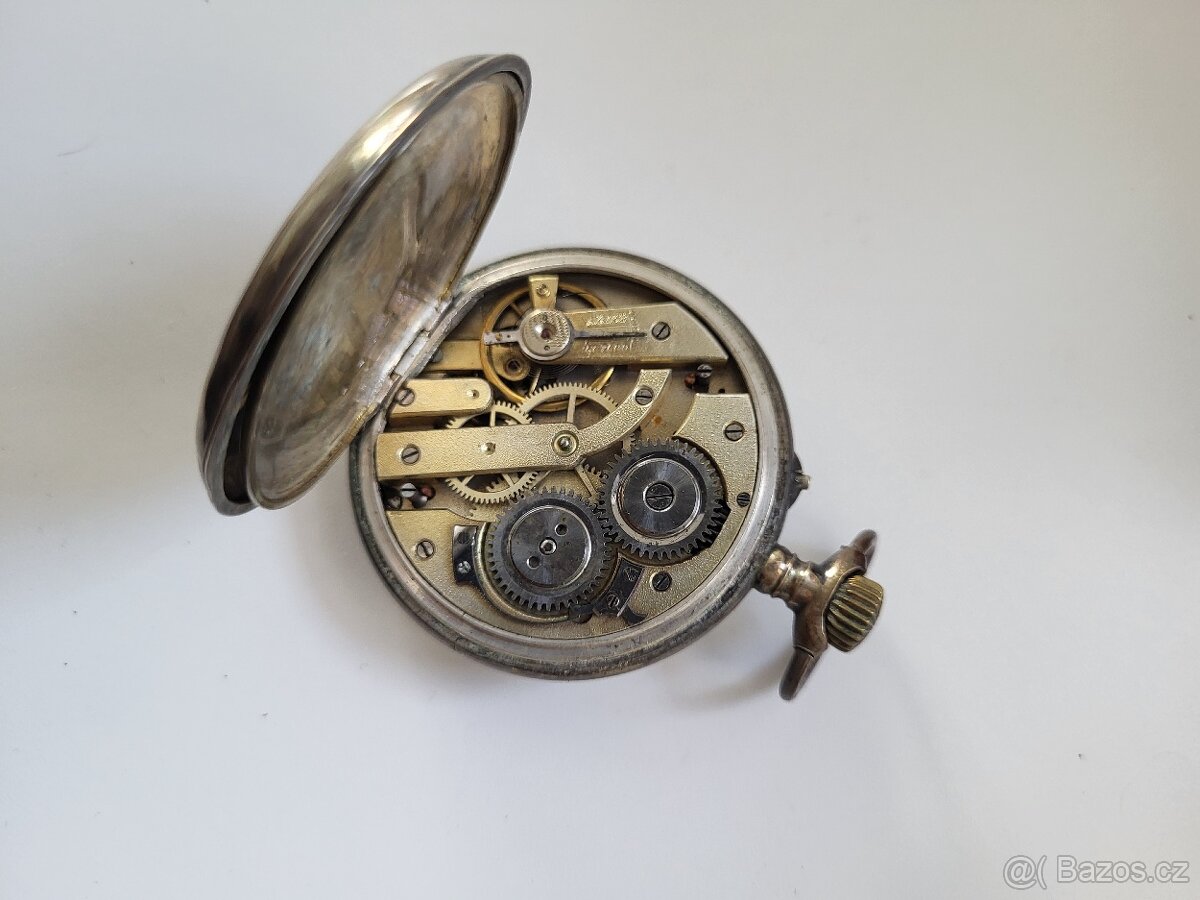 Stříbrné kapesní hodínky - 4