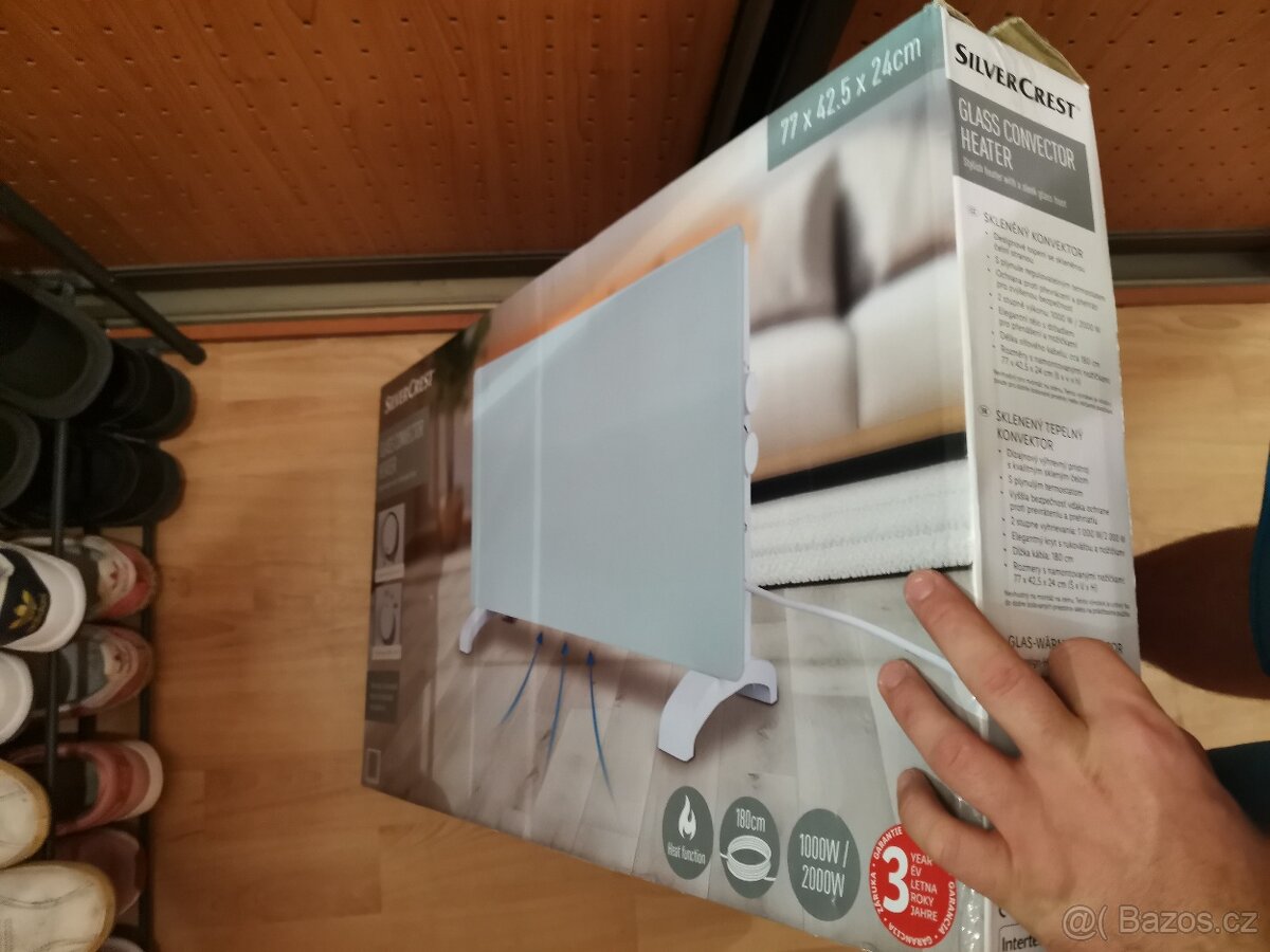 Silvercrest Skleněný přímotop SGH 2000 B3 - 4
