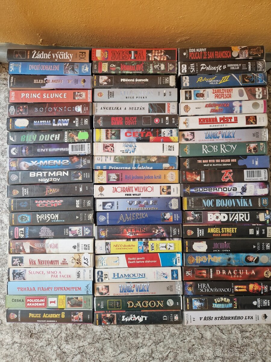 Vhs kazety original cca 300ks - 4