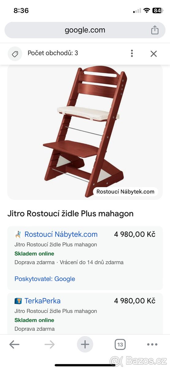 Rostoucí židle - 4