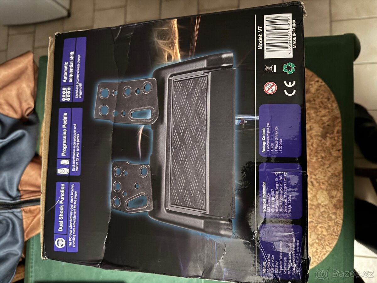 Herní volant + pedály - 4