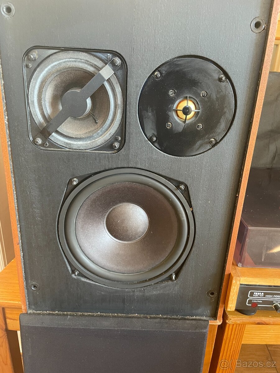 Gramofon NZC431 + třípásmové reprobedny Tesla 1PF06767. - 4