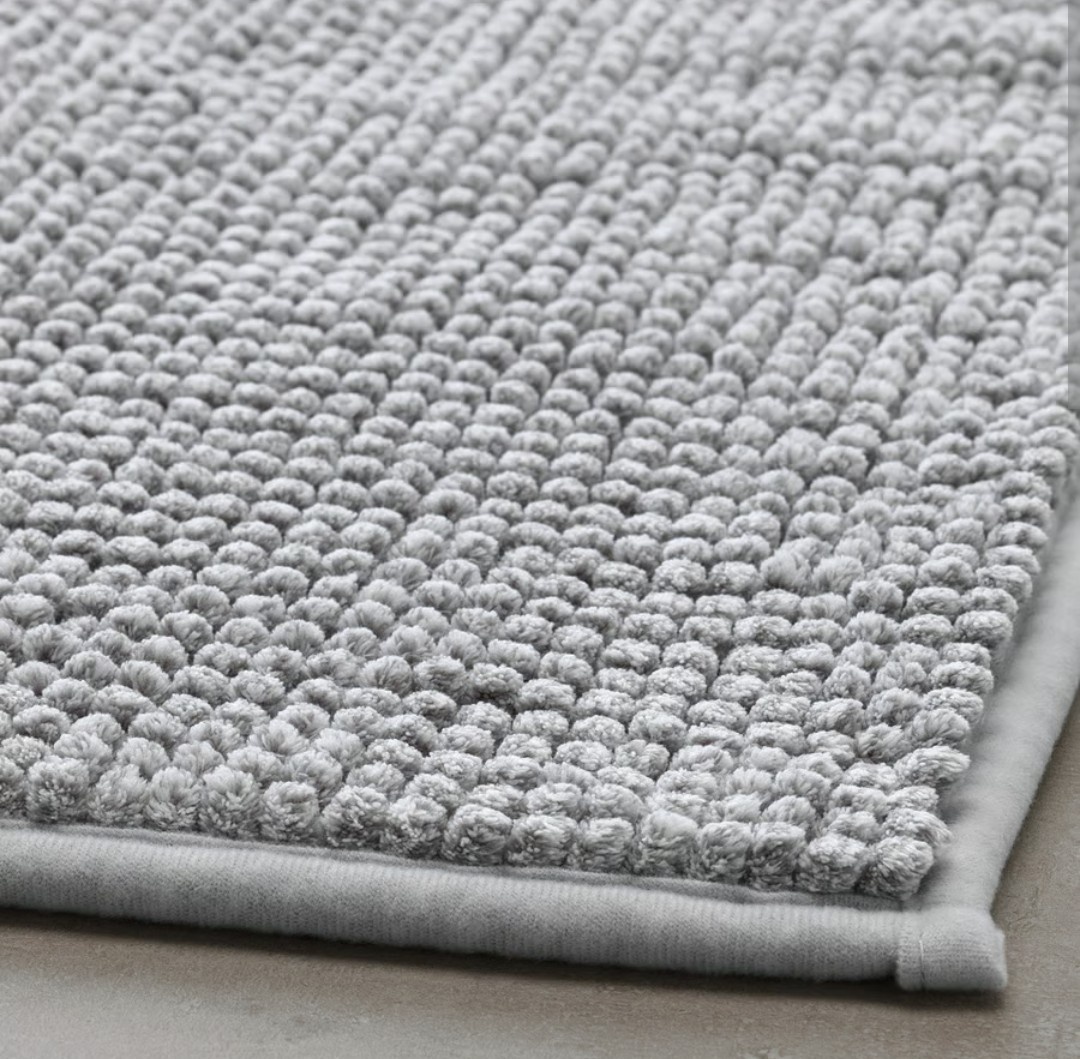Nová Ikea Toftbo koupelnová predložka šedá - 4