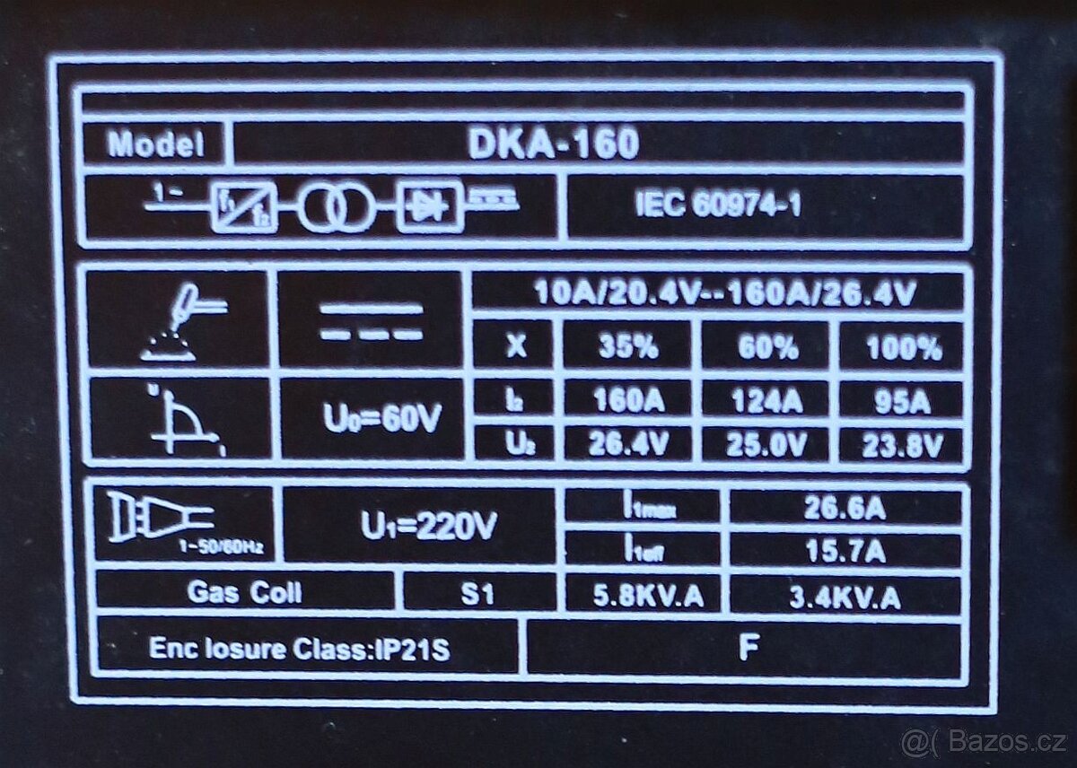 Svářecí invertor DEKO DKA-160 - 4