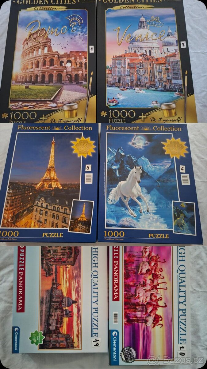 PUZZLE různé - 4