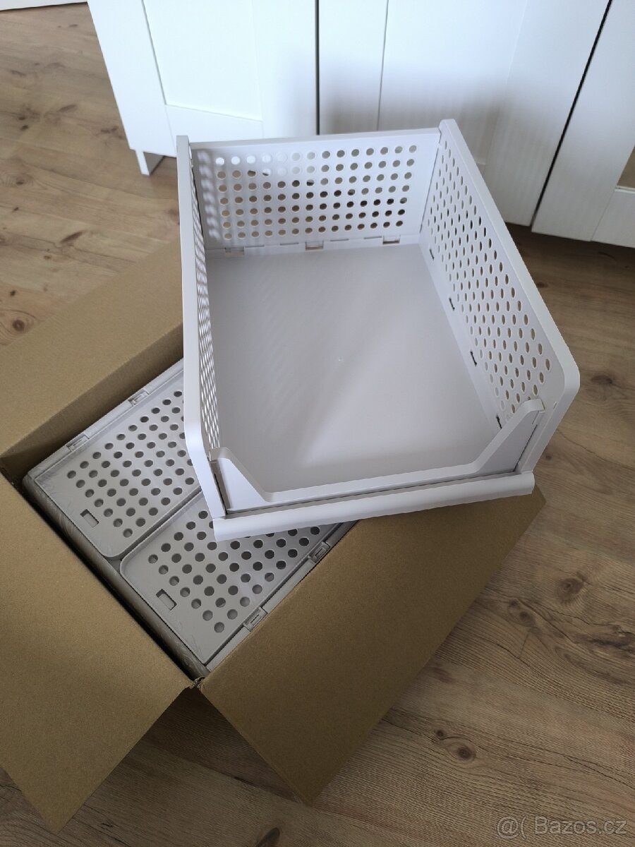 5 kusů úložných boxů do skříně - 4