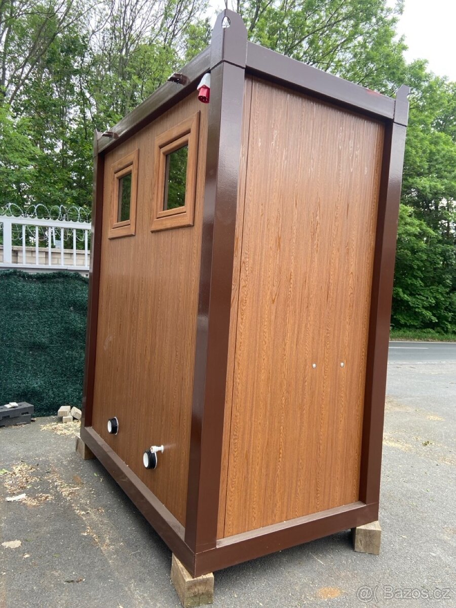 Kontejner WC 2x kabina,sanitární buňka nová - 4