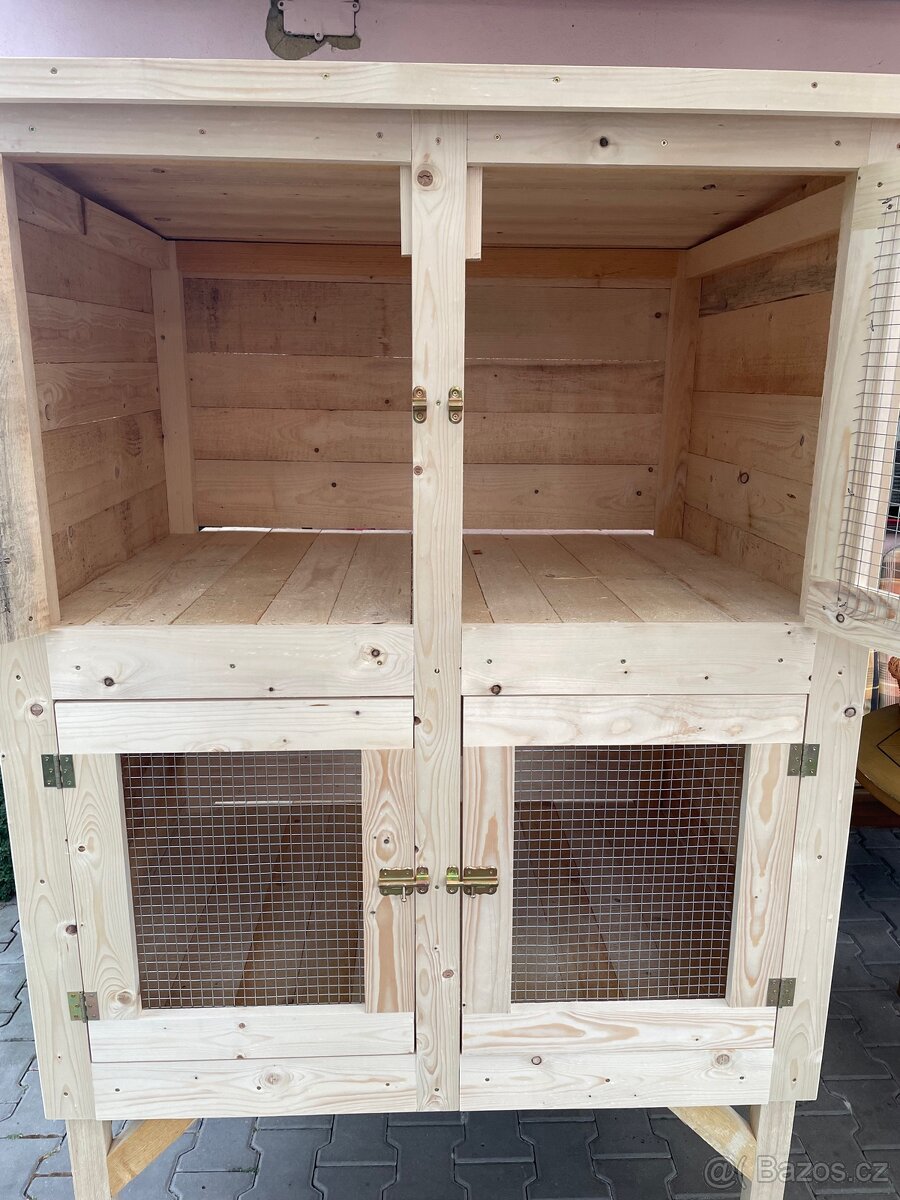 Králíkárna 2 velké kotce - 4