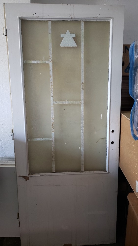 Dvere se sklem, leve 80L - 4