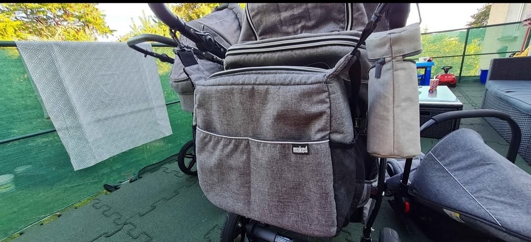 Kočárek Maked Lucky 3 +1 se dvěma podvozky - 4