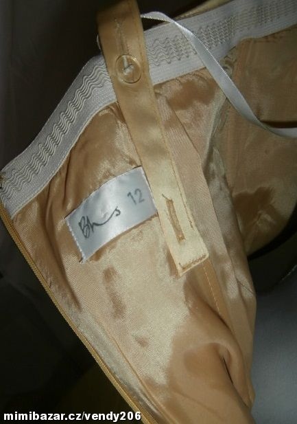 prodám společenské šaty vel.40, super stav, odepínací ramínk - 4