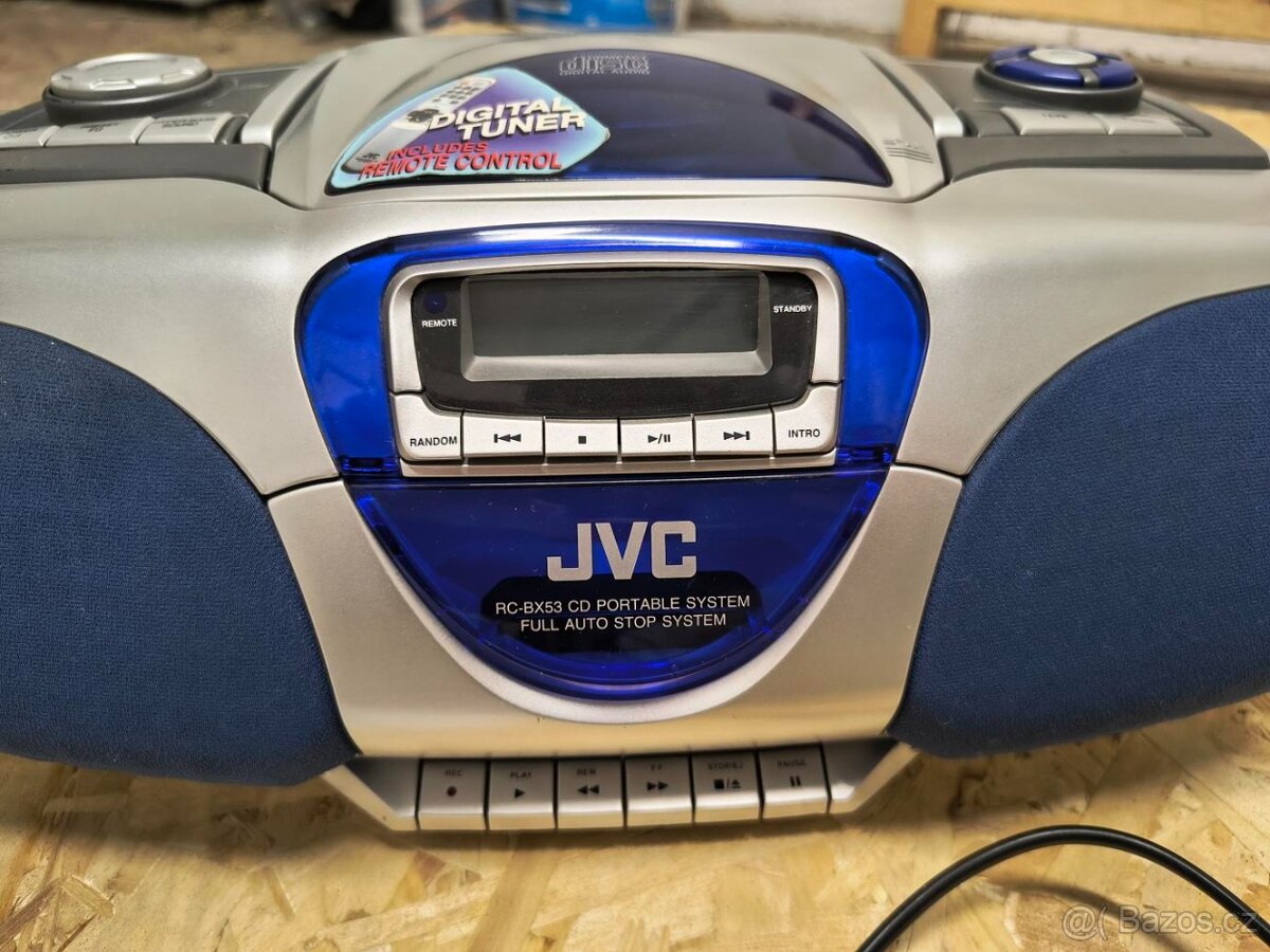 Radiomagnetofon s CD JVC RC-BX53SL - 4