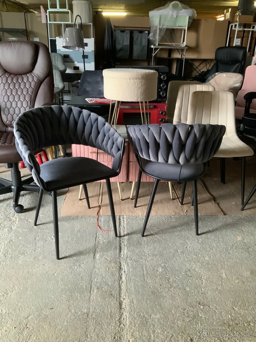 Židle, sada 2 ks - 4