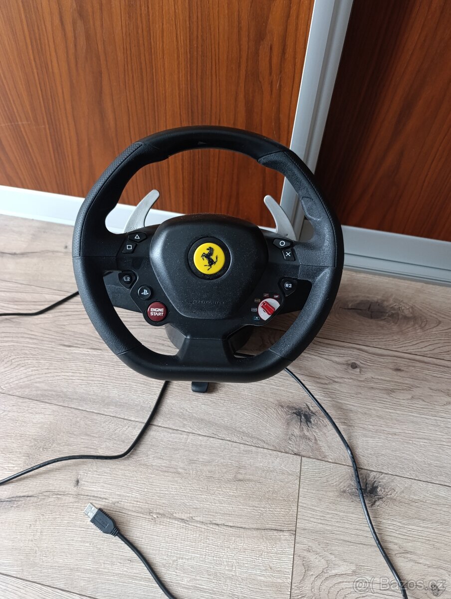 Volant thrustmaster t80 Ferrari edition + pedaly - 4