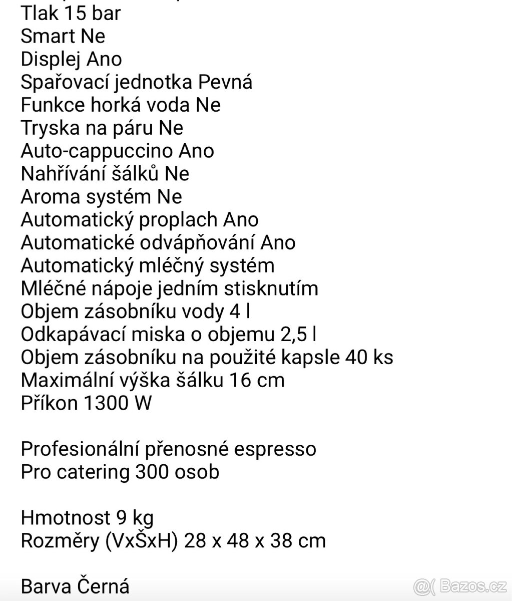 Profesionální kávovar Saeco OTC Nespresso - 4