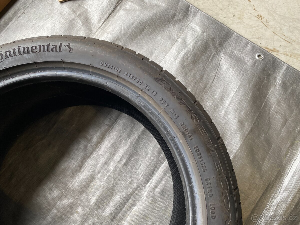 255 40 18 Continental, pneu celoroční, 2ks - 4