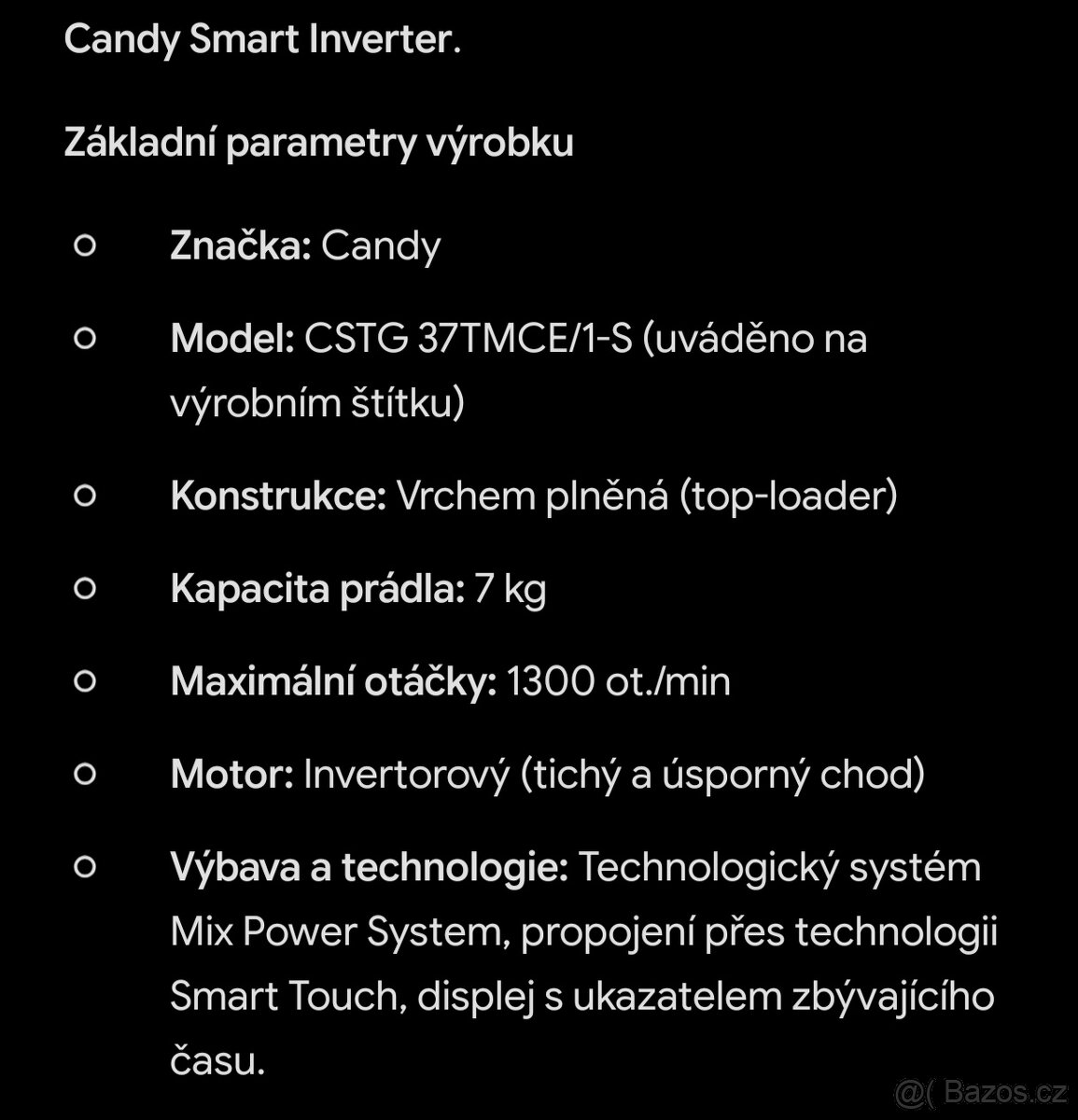 Pračka Candy - 4