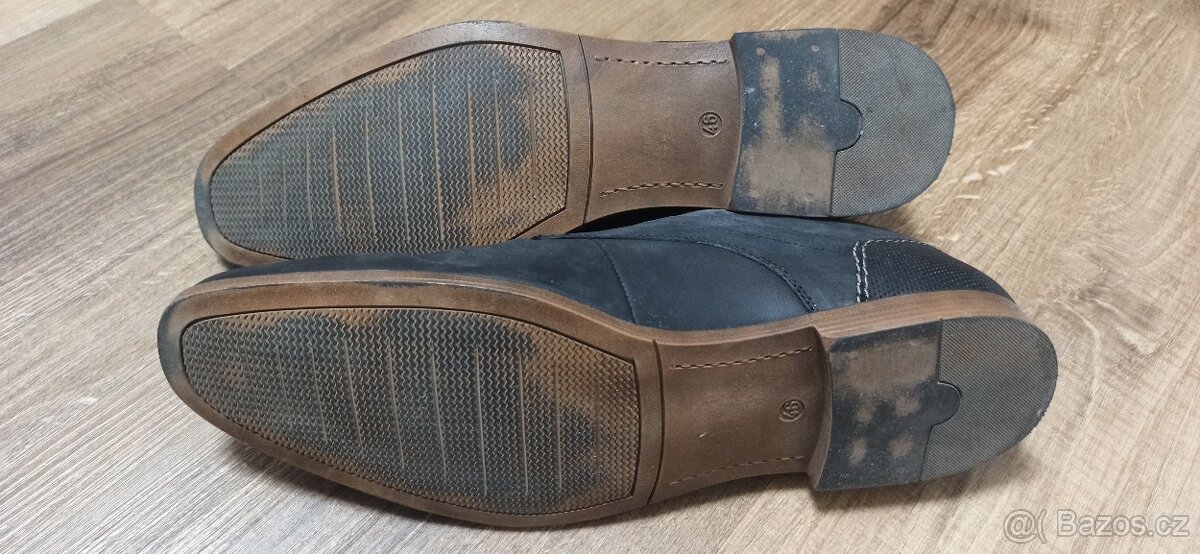 Pánské elegantní polobotky SHM, velikost 46 - 4