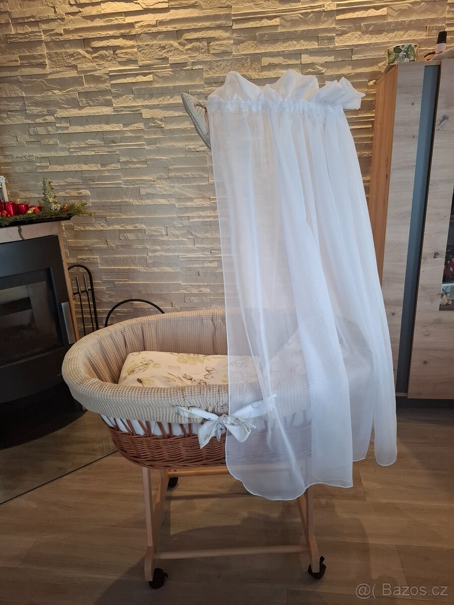 Proutěný košík pro miminko - 4