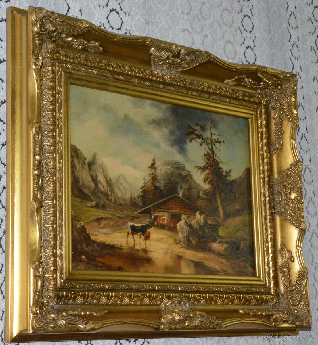 Obraz - V podhůří - olej na desce - 4