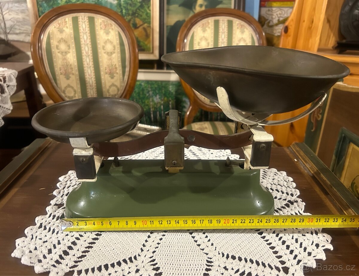Starožitné litinové váhy - 4