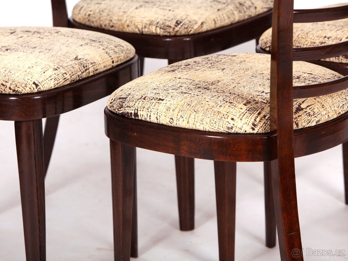 Přečalouněné retro židle SETONA, 4 kusy. - 4