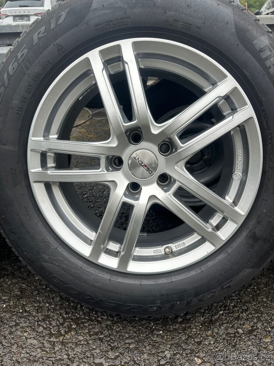 Zimní sada kol 17 volkswagen Škoda - 4