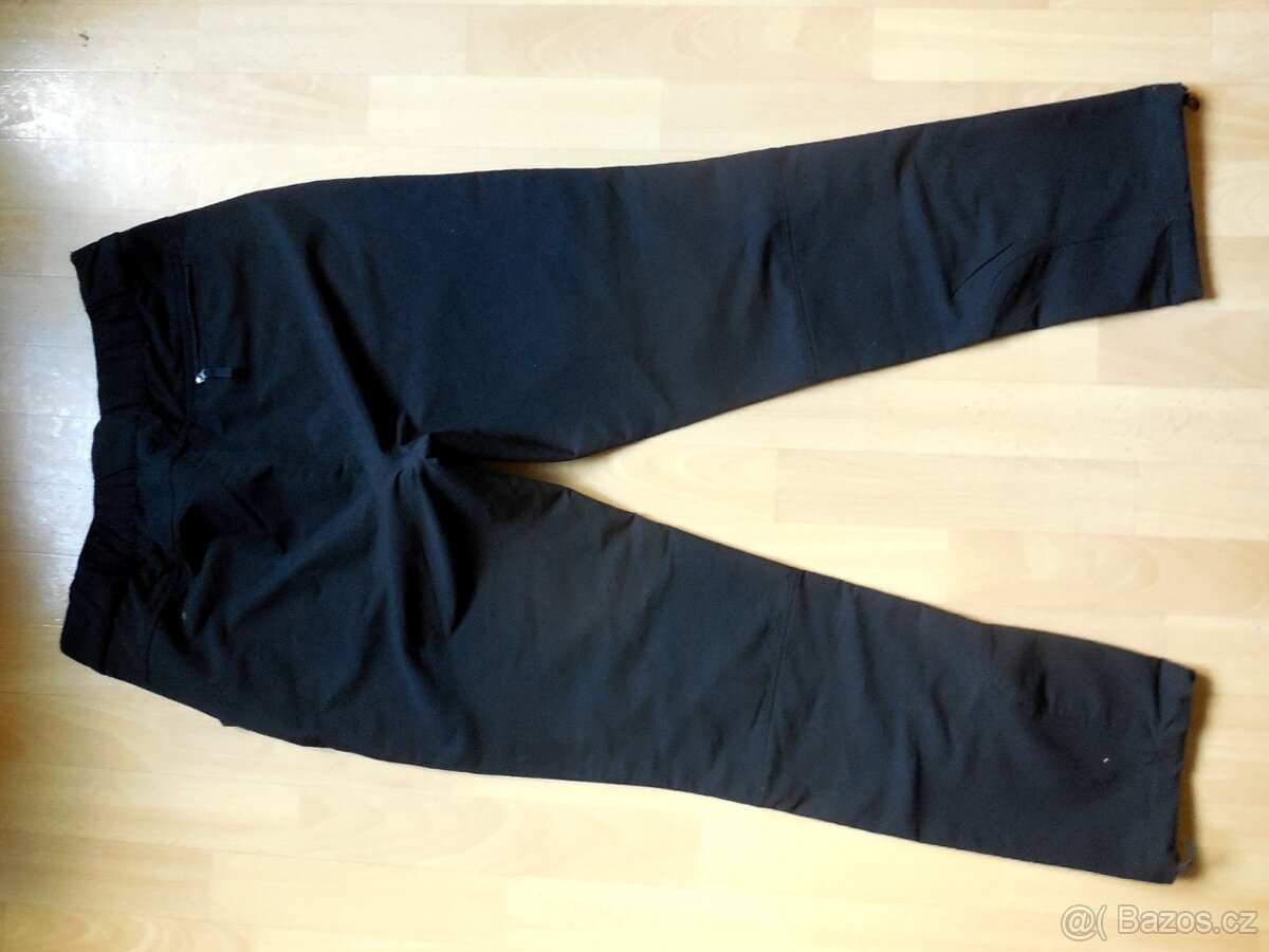 pánské Crane černé kalhoty softshell elast. outdor 36/32 L - 4